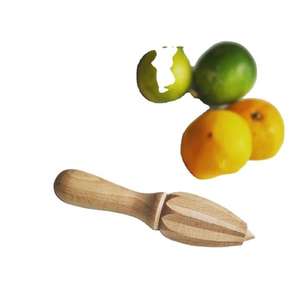 Exprimidor Manual de Cítricos de Madera con Agarre Cómodo, Ecológico, para Limones, Utensilio de Cocina, Venta al Por Mayor - Product Image 1