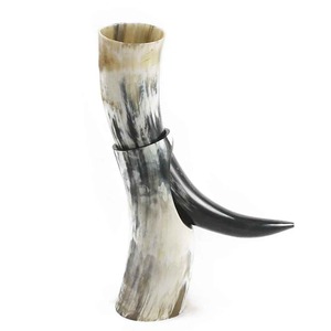 Viking Horn Mug Handmade Natural Drinking Cup Rustic Medieval Style <b>Beer</b> Mead Mug Gift - Product Image 4