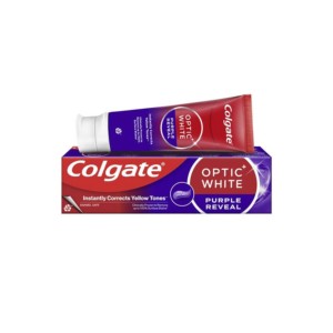 Premium Colgate Optic White <b>Toothpaste</b> Whitening Formula With Hydrogen Peroxide For Visible Brighter Teeth - Product Image 6
