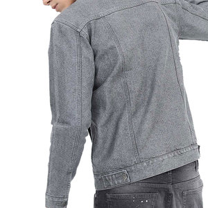 Top Selling Eco-Friendly Men <b>Jeans</b> Jacket <b>Soft</b> Fabric Streetwear Comfortable Custom Logo Men Winter Jacket - Product Image 4