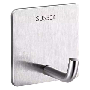 Ganchos y Soportes Metálicos - Ganchos de Pared, Soporte para Esponjas, Ganchos Adhesivos, Ganchos Autoadhesivos, Ganchos Auxiliares para Almacenamiento en el Hogar - Product Image 5