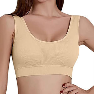 Ensemble Tankini côtelé pour femme, col halter, taille haute, effet ventre plat, maillot de bain 2 pièces, couleur unie, tricoté en Spandex et Coton - Product Image 5