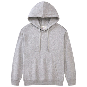 Sweat-shirt à capuche de qualité supérieure, couleur unie, en molleton, coupe classique, style décontracté, saison automne, manches longues, avec poche. - Product Image 2