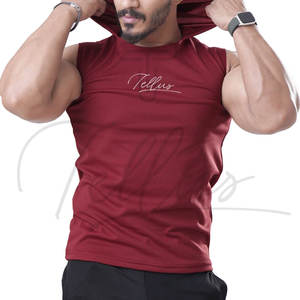 Débardeurs pour hommes personnalisés avec logo imprimé, décontractés, respirants, à séchage rapide, sans manches, pour la salle de sport, la course à pied et l'entraînement - Product Image 1