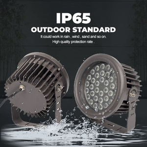 ไฟสปอตไลท์ LED RGB DMX 18W DC24v AC220V สำหรับภายนอกอาคาร ตัวเรือนอะลูมิเนียม มาตรฐาน IP65 ชิป Epistar อายุการใช้งาน 50000 ชั่วโมง - Product Image 6