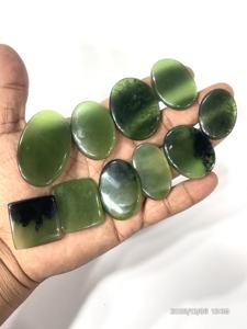 Serpentina Verde Natural, Gema Suelta en Cabujón, Formas Variadas, Tamaño Personalizado, para Joyería, Cambia de Color - Product Image 4