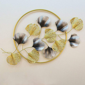 Compre diseños únicos de arte mural metálico decorativo hecho a mano para la decoración de paredes de la sala de estar en interiores de casas modernas. Jarrones metálicos. - Product Image 2