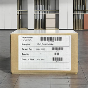 Cartuchos de Tóner Negros Originales HP 45 (CG339A) Paquete de 10, con Garantía de 12 Meses y Rendimiento de 930 Páginas - Product Image 1