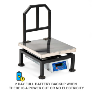 Báscula Digital de Banco de Acero Inoxidable de Alta Calidad, 10g, Capacidad de 120kg, Pantalla LED Verde de Doble Cara, 1 Año de Garantía, OEM - Product Image 5