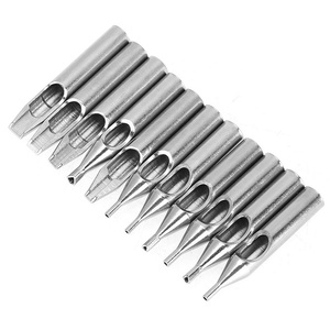 304 Stainless Steel Silver Tattoo Nozzle Needles Tips <b>Kit</b> for Tattoo Machine Customs <b>Model</b> - Product Image 3