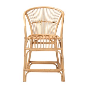 Wholesale Handcrafted Natural Rattan Dining Chair <b>High</b> <b>Bar</b> <b>Stool</b> Wicker Counter Chair Manufacturer Supplier for Restaurant Hotel - Product Image 1