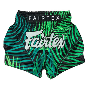 Customized Fairtex Boxing Muay Thai Shorts Custom Logo Bjj Best Muay Thai Shorts Leave Printed Comfortable Satin Boxing Shorts - Product Image 5