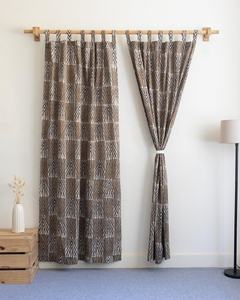 Eco-friendly All-Season Modern Luxury Cotton Printed <b>Curtains</b> Living Room Bedroom Hotel Guesthouse Decorative <b>Curtain</b> Set - Product Image 1