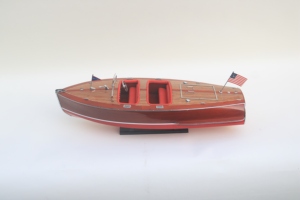 Modelo de Lancha Rápida de Madera Chris Craft Barrel Back 1940 Hecho a Mano - Regalo Empresarial Premium de Feng Shui y Decoración para el Hogar - Product Image 3