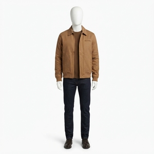 Chaqueta Bomber Marrón para Hombre, Ropa Urbana, Chaquetas de Invierno para Hombre, Chaqueta al por Mayor para Hombre, Moda Casual, Chaqueta con Cierre - Product Image 3