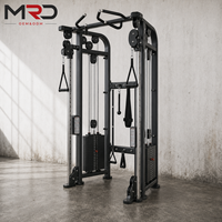 Máquina de entrenamiento funcional con poleas ajustables dobles, cable cruzado, multi-gimnasio, para entrenamiento de fuerza en casa/gimnasio, equipo de fitness