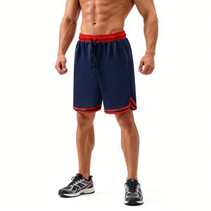 Pantalones Cortos Deportivos Personalizados para Hombre, Cintura Media, Secado Rápido, Transpirables, Casuales, 100% Poliéster - Product Image 2