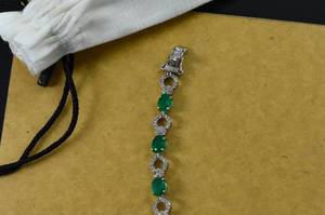 Pulsera de ónix verde, plata de ley 925, joyería de piedras preciosas hecha a mano para mujer, pulsera elegante y minimalista, regalo. - Product Image 2