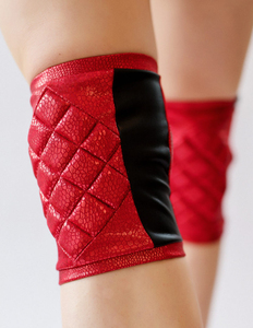 Combinaison de danse avec protections pour les genoux, combinaison de fitness, combinaison de pole dance durable de haute qualité, tenue professionnelle pour femmes pratiquant la pole dance - Product Image 4