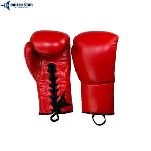 Guantes de Boxeo de Cuero para Kickboxing y MMA, Transpirables, Anti-UV, con Correa de Muñeca Ajustable y Cierre de Velcro - Product Image 6