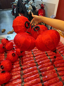 Red Handmade Traditional Chinese Paper <b>Lantern</b> Home Decoration - Product Image 6