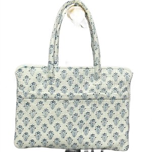 Women's Lightweight Polyester Waterproof Laptop <b>Bag</b> Autumn Quilted Zipper Closure Solid Color Work Travel Beach Nursing - Product Image 4