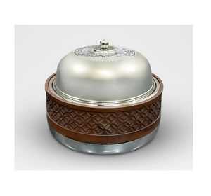 Casserole isotherme minimaliste noir mat avec finition en pointe, élégante et <span class=keywords><strong>métallique</strong></span>, pour buffet et maintien au chaud des aliments - Product Image 4