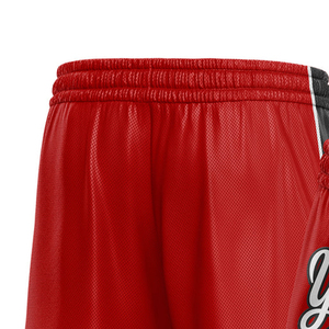 100% Polyester Mesh <b>Custom</b> Sublimation Shorts Sports Team Shorts Club Name Shorts Training Shorts Breathable Athletic Shorts OEM - Product Image 4