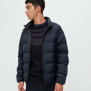 Chaqueta de plumón acolchada de lujo para hombre, gruesa, de invierno, cortavientos, con bordado, estilo urbano, de lana, nueva llegada - Product Image 3