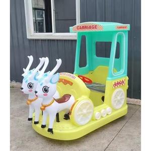 Export Quality Children Deer Carriage Ride On Toy Vehicle With Durable Build Safe Design Easy Handling Available At Best Price - Product Image 4