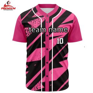 Camiseta de Béisbol Personalizada con Botones, Uniforme de Entrenamiento Transpirable para Mujer, Ropa de Softbol, Ropa Deportiva Juvenil, Impresión de Logotipo para Hombre - Product Image 6