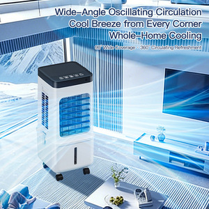 Ventilador de <span class=keywords><strong>Aire</strong></span> Frío Portátil Multifuncional de 4 Ruedas, Ventilador de <span class=keywords><strong>Aire</strong></span> <span class=keywords><strong>Acondicionado</strong></span> Inteligente, Sistema de Refrigeración para el Hogar de 3 Velocidades - Product Image 6