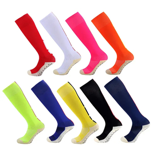 Red Knee High Soccer <b>Socks</b> Anti-Slip Knitted Spandex <b>Polyester</b> Adult Sports Football <b>Socks</b> Summer Standard Thickness Sports <b>Sock</b> - Product Image 4