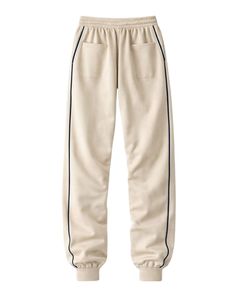 Conjunto Deportivo Personalizado para Hombre en Color Beige con Cierre, Fabricante de Ropa Deportiva, Traje para Correr con Ribete en Contraste, Ropa Casual para Gimnasio - Product Image 6