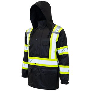 High Quality Men's Work Wear Safety Hi Vis Reflective <b>Jacket</b> Winter Wear Wholesale Safety Working Construction <b>Jacket</b> - Product Image 1