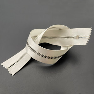 Fermetures éclair en cuivre écologiques de haute qualité, ruban satiné au toucher lisse pour sacs et vêtements - Product Image 6