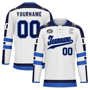 Personalized Ice Hockey Jersey OEM Wholesale USA Buyer Custom Team Hockey Uniform Embroidery Logo Sportswear Bulk 100% - Product Image 1