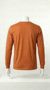 High Quality 100% Cotton Long Sleeve <b>T</b>-<b>Shirt</b> O-Neck Vintage Streetwear Style Men's <b>Pack</b> of <b>5</b> - Product Image 4