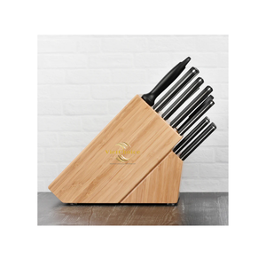 Juego de Cuchillos de Bambú de Alta Calidad VietChoice con 6 Cuchillos de Acero Inoxidable, Diseño Minimalista para Uso en la Cocina - Product Image 4
