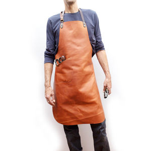 Delantal de Cuero con Correa para Chef, Cocinero, Camarero, Uniforme de Alta Calidad Personalizable, Superventas en Pakistán, el Mejor Cuero - Product Image 6