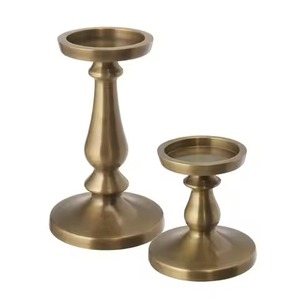 Support à bougies en métal élégant pour l'intérieur, porte-bougie décoratif pour la maison, pièce d'appoint pour la table du salon - Product Image 5