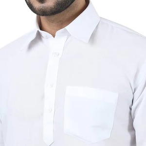 Vente en gros usine OEM – Salwar Kameez pour hommes – Costume 2 pièces en coton sur mesure, décontracté, uni, pour fêtes, coupe ample, toutes saisons - Product Image 1