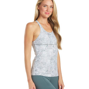 เสื้อกล้ามผู้หญิงระบายอากาศได้ดีความยาวสั้นมีปกระบายสแปนเด็กซ์ดึงขึ้นได้ง่าย - Product Image 3