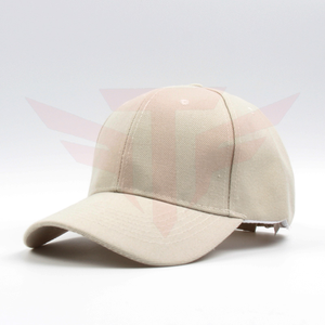 Casquette de baseball unisexe Tactus Industries à 6 panneaux en coton, respirante, imperméable, ajustable, décontractée, pour adultes, couleur beige, toutes saisons - Product Image 1