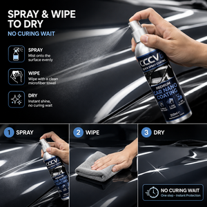CCCV8 250ml Car Nano Coating for Quick Detailer OEM ODM Super Hydrophobic Quick <b>Spray</b> Ceramic Coating 9H Hardness with+50% Gloss - Product Image 6