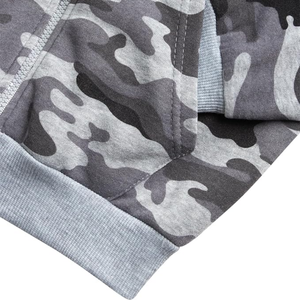 Survêtements pour enfants à capuche camouflage gris, en molleton brossé épais, pantalon de jogging en coton, chauds, décontractés, pour l'extérieur - Product Image 4