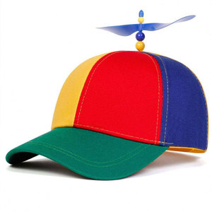 Gorra de Béisbol Unisex Econex Sports 100% Algodón con Bloques de Color, Gorra Casual de Lona de 6 Paneles con Costuras en Contraste y Detalle de Hélice Metálica - Product Image 6