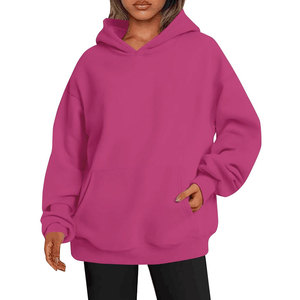 Custom Printed Embroidery Acid Wash Women's Hoodie Sweatshirt Hooded Casual Solid Loose Boxy Fit Streetwear <b>Tops</b> Autumn <b>Winter</b> - Product Image 4