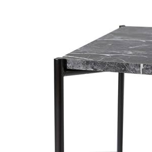 Mesa auxiliar moderna para el hogar, metal resistente con acabado de mármol para sofá y muebles de sala de estar - Product Image 2