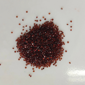 Granat rouge naturel, coupe brillante ronde de 1 mm, pierre précieuse de qualité supérieure pour la fabrication de bijoux - Product Image 5